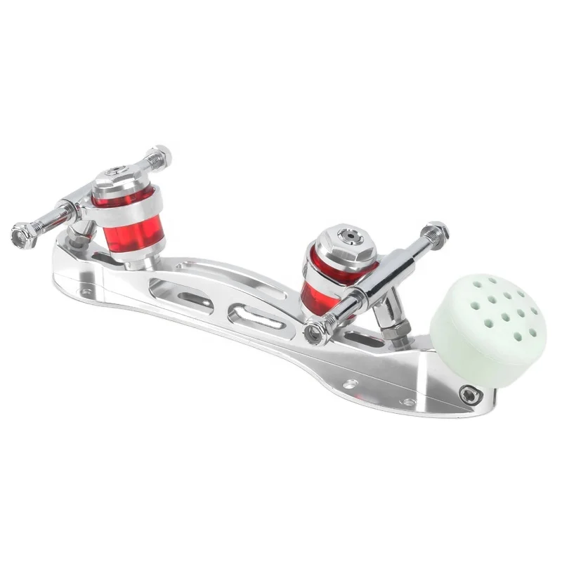 CNC Machined Aluminum 4-Wheel Roller Skate Frame, Alloy Chassis Base Bracket, Replacement Support Plate for Professional Roller