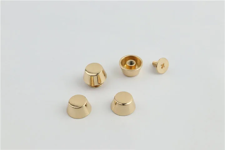 20sets Rose Gold Metall Hohe Qualität Leder Tasche Handtasche Geldbörse Unten Schutz Füße Nagel Stud Gürtel Screwback Taste Niet Spike – Detail 11