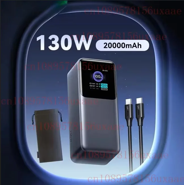 

Портативное зарядное устройство для UGREEN Nexode 200 Вт, 25000 мАч, 130 Вт, 20000 мАч, PD, внешняя резервная батарея для ноутбука, мобильного телефона