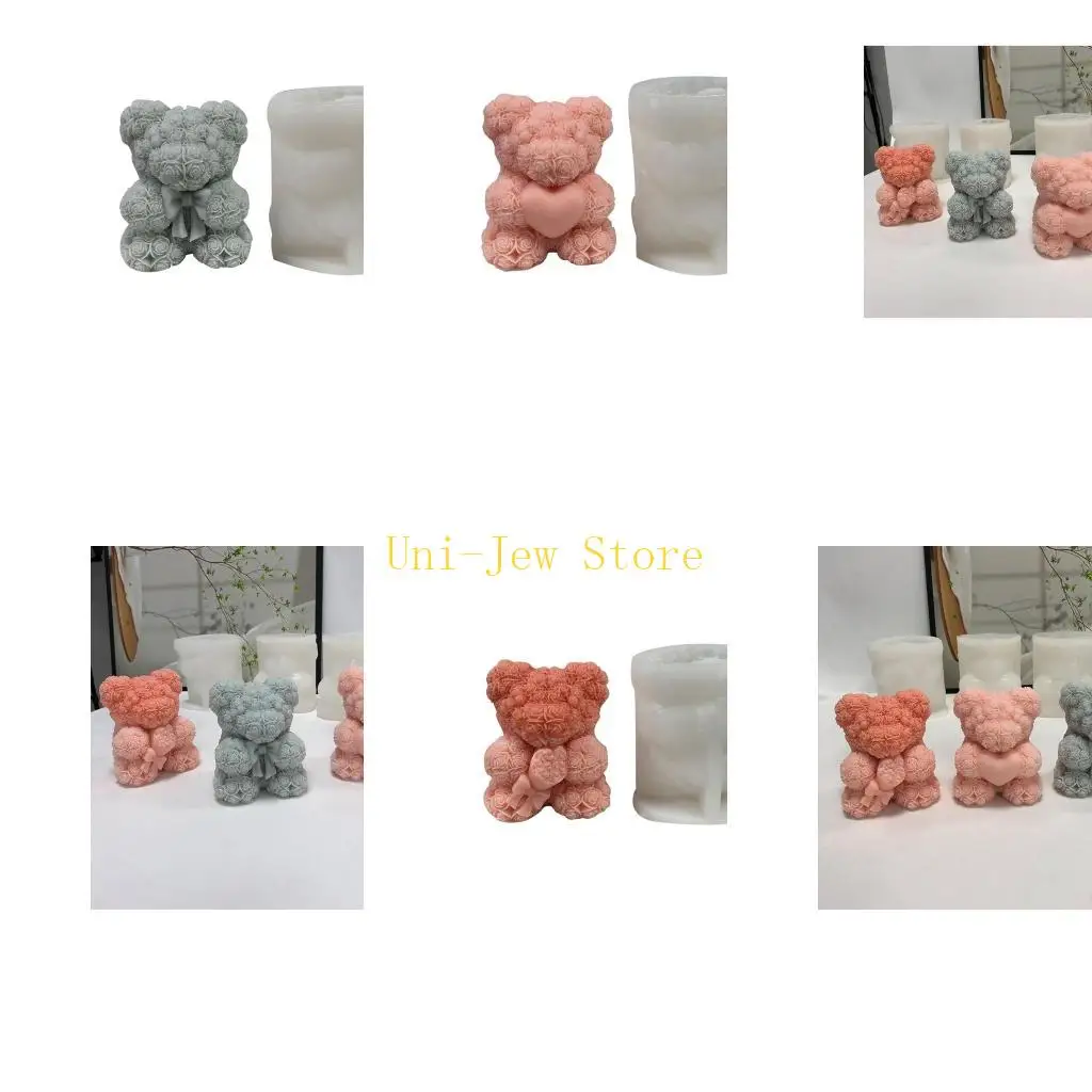 

40 ГБ формы для мыла, формы для свечей, силиконовые формы для рукоделия, силиконовый материал в форме медведя