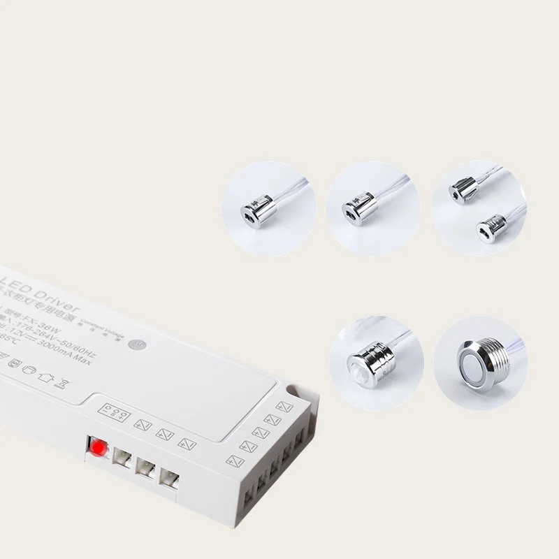 LED Cabinet Light Driver 12V 24V LED Strip Light Power Supply