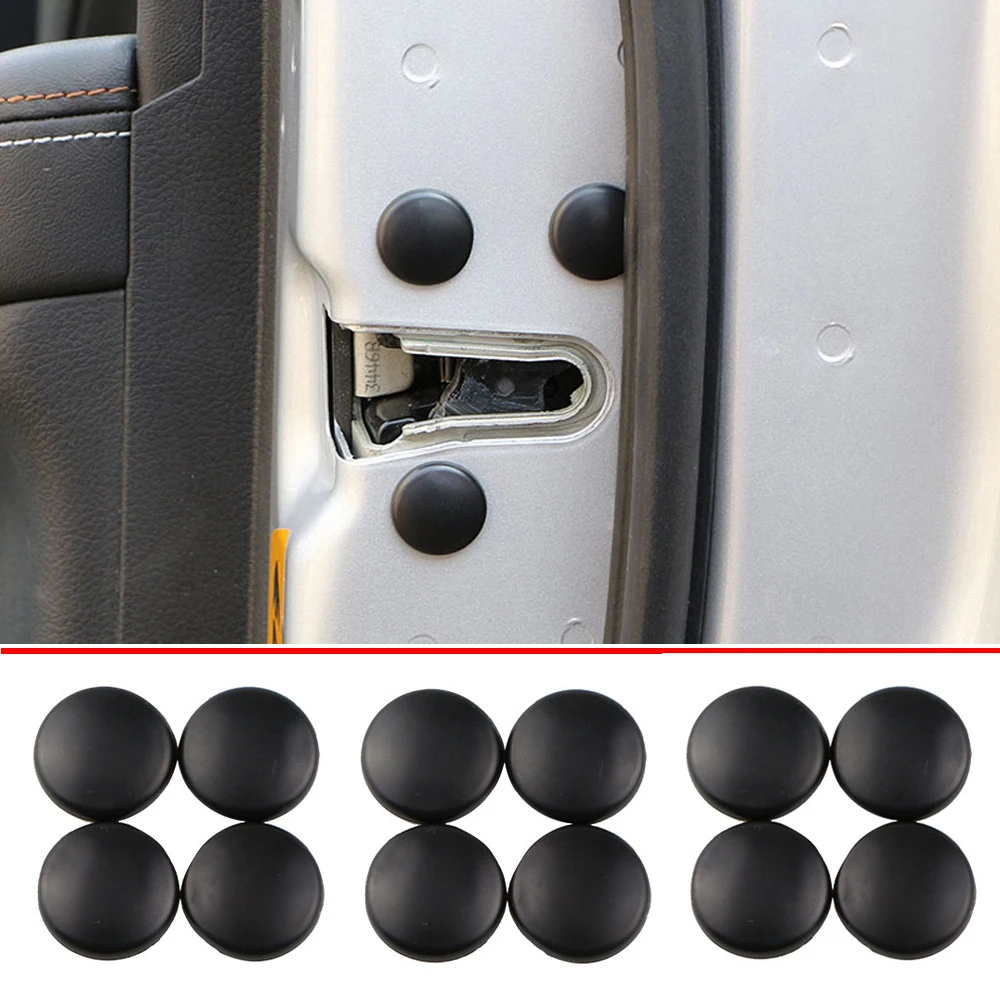 12Pc Car Door Lock Screw Protector Cover For Honda CRV Accord HR-V Vezel Fit City Civic Crider Odeysey Crosstour Jazz Jade