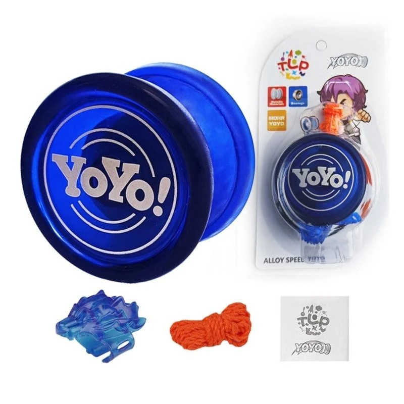 090B Plastic Yo Yo Ball Toy Professional Yoyo Ball Toy Finger Balance Training Yoyo Ball Game Toy for Beginners Kids Gift
