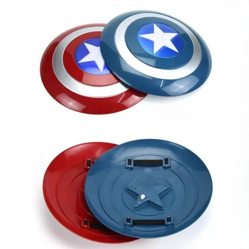 32cm Cosplay Accessories Superhero Captain America Shield LED Light&Sound Shield Costume Fancy Party Anime Stage Show Props - Image 4