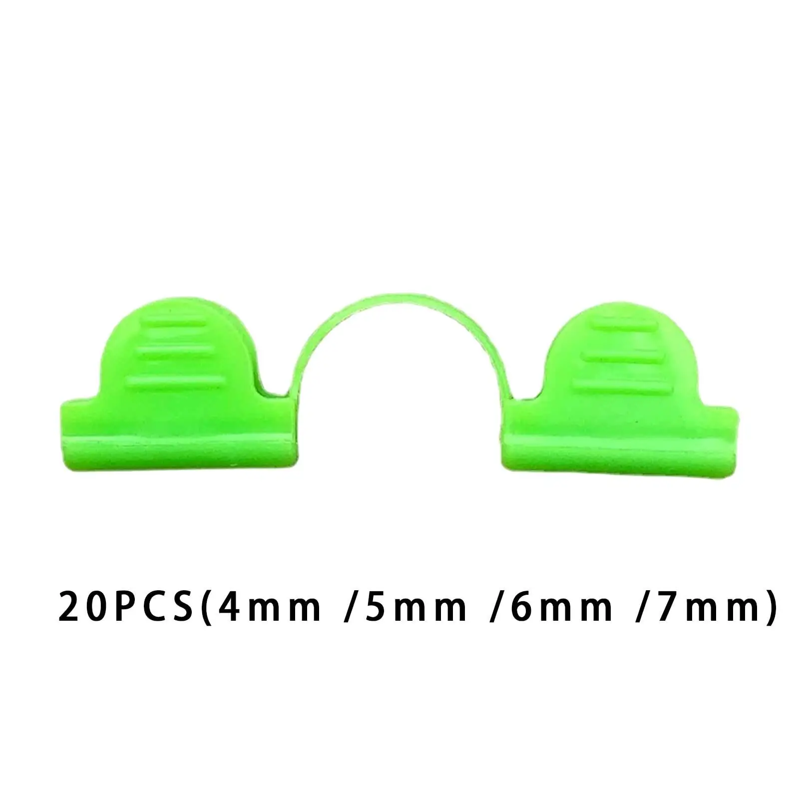 20Pcs Greenhouse Hoops Film Clamps for Garden Greenhouse Film Clip Pipe Clamps for Farming