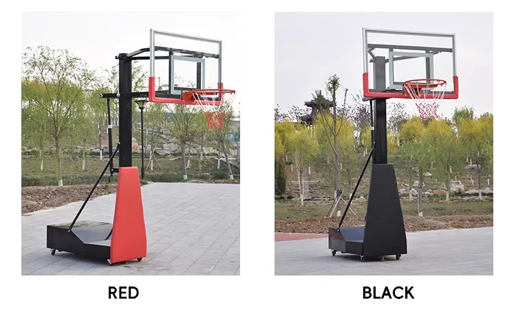 Professional Factory Wholesale Outdoor Playing Foldable Basketball Hoop Basketball Stand with Net