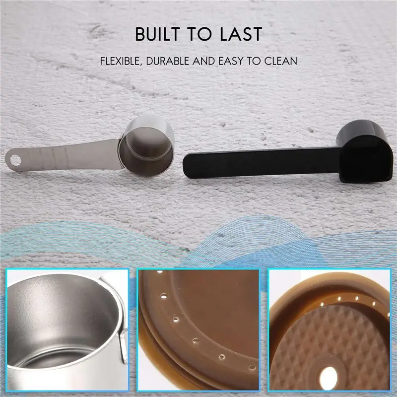A74E-Reusable Coffee Capsule Lid For Vertuoline Coffee Pod Food Grade Silicone Cap For Refillable Nespresso Vertuo Capsule