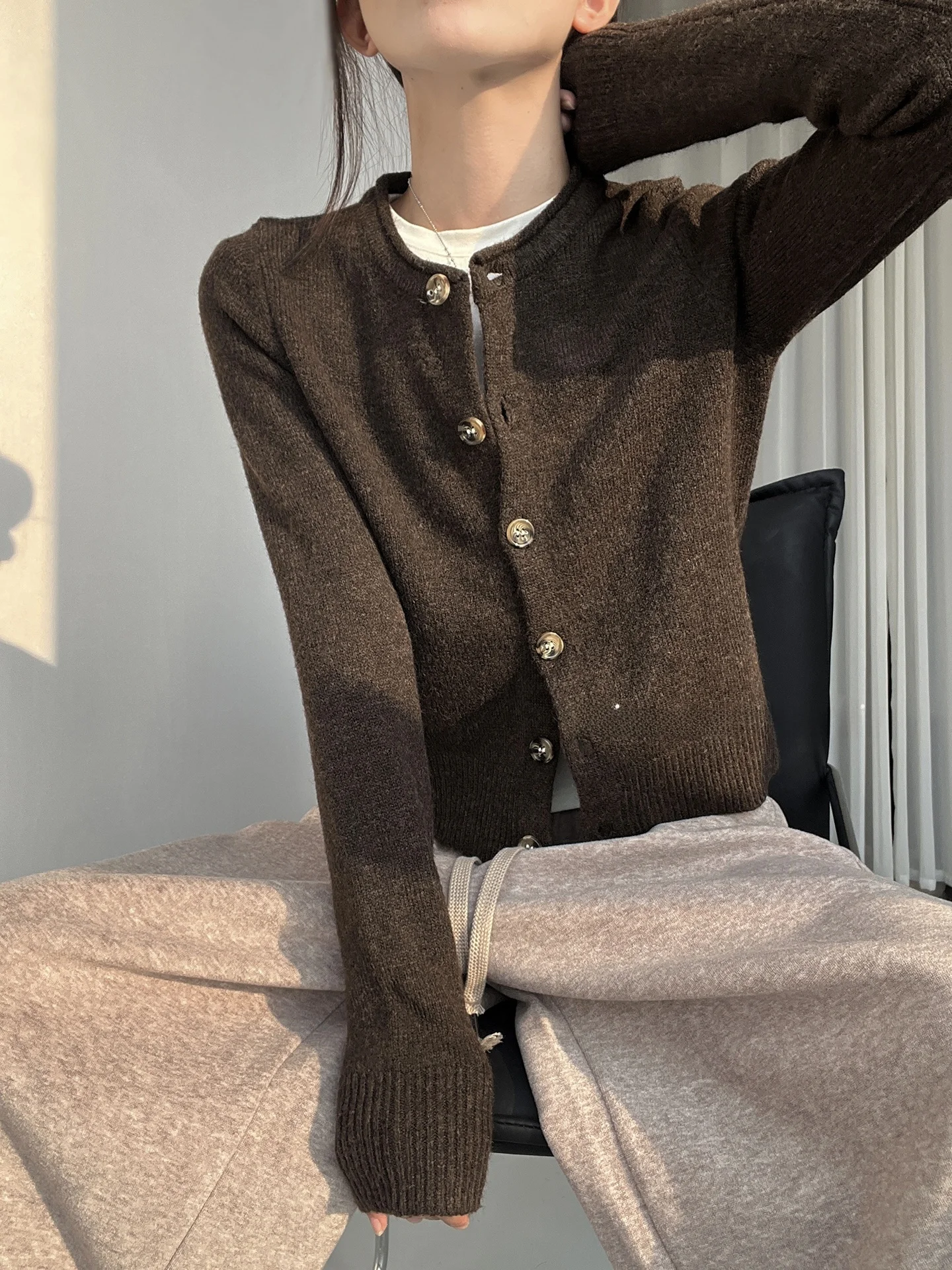 Wool Blend Coat - Lush Life Style Women's Knitted Wool