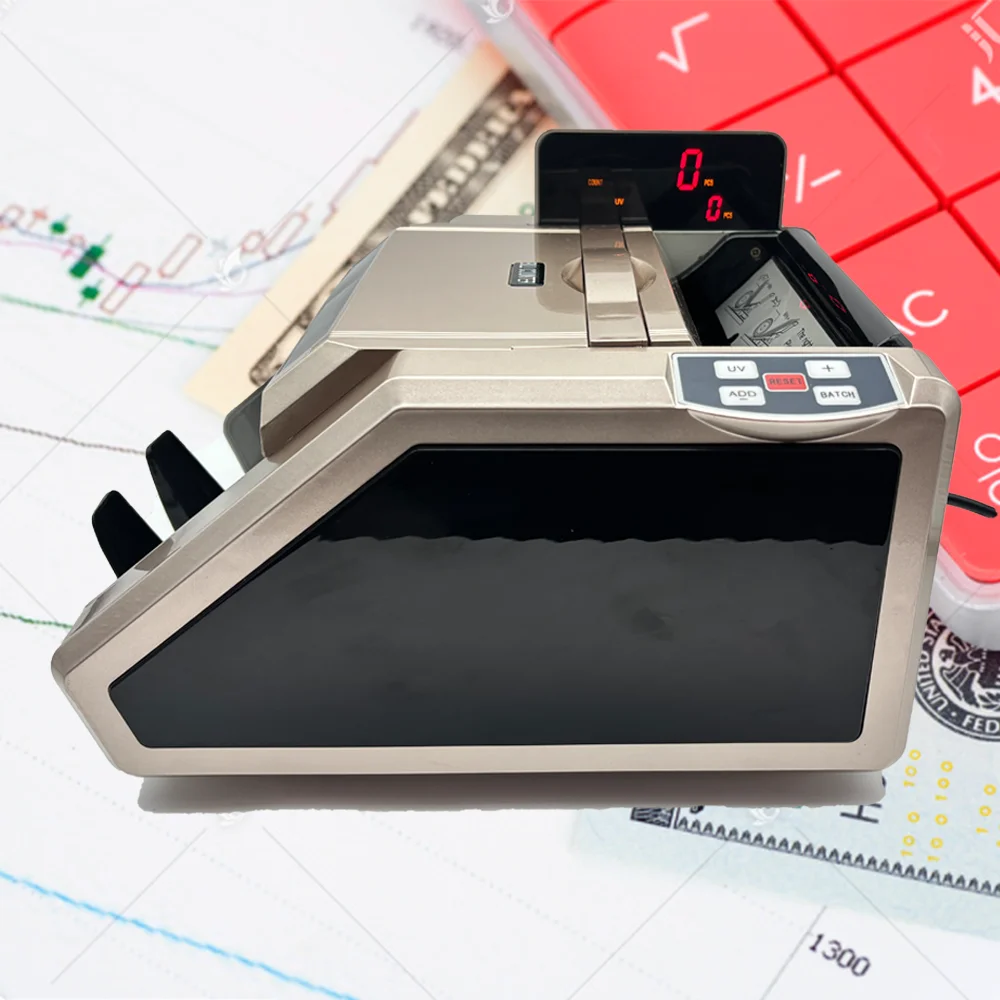 عداد الفواتير شاشة LED مزدوجة آلة عد الأوراق النقدية عداد النقود OEM EGP آلة عداد الفواتير