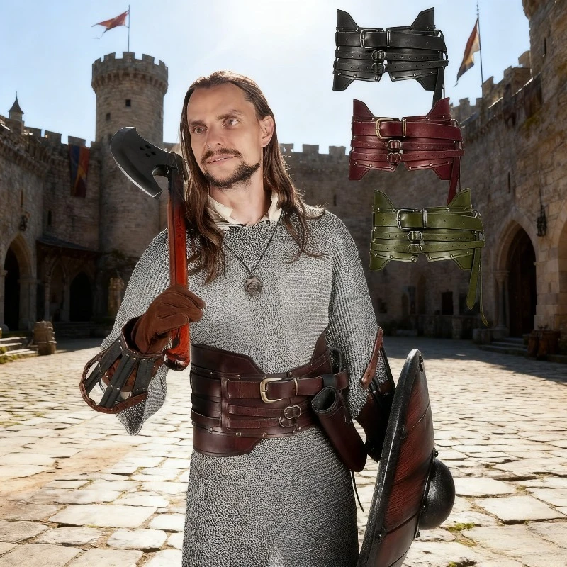 Renaissance Medieval Knight Waistband Retro Combat Men's Waistband Court Dress Role-playing