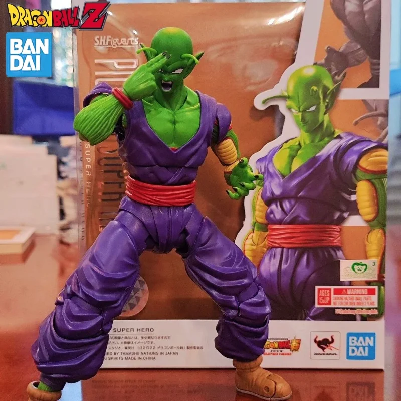 BANDAI S.H.Figuarts Dragon Ball Super Super Hero SHF Piccolo PVC 2022 In Stock Original Bd Shf Piccolo Action Figure Model Toys