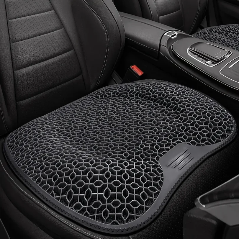 1PC Honeycomb Gel Seat Cushion Breathable Ergonomic Chair Pad for Car Office Home, Washable Lightweight Support