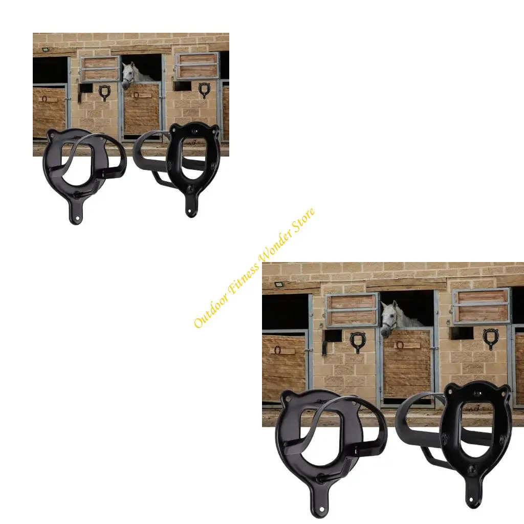 

E8bf лошадиста конюшня для подвесной стойки настенные стены монтированные уздечки для подвесных крючков для хранения хранения