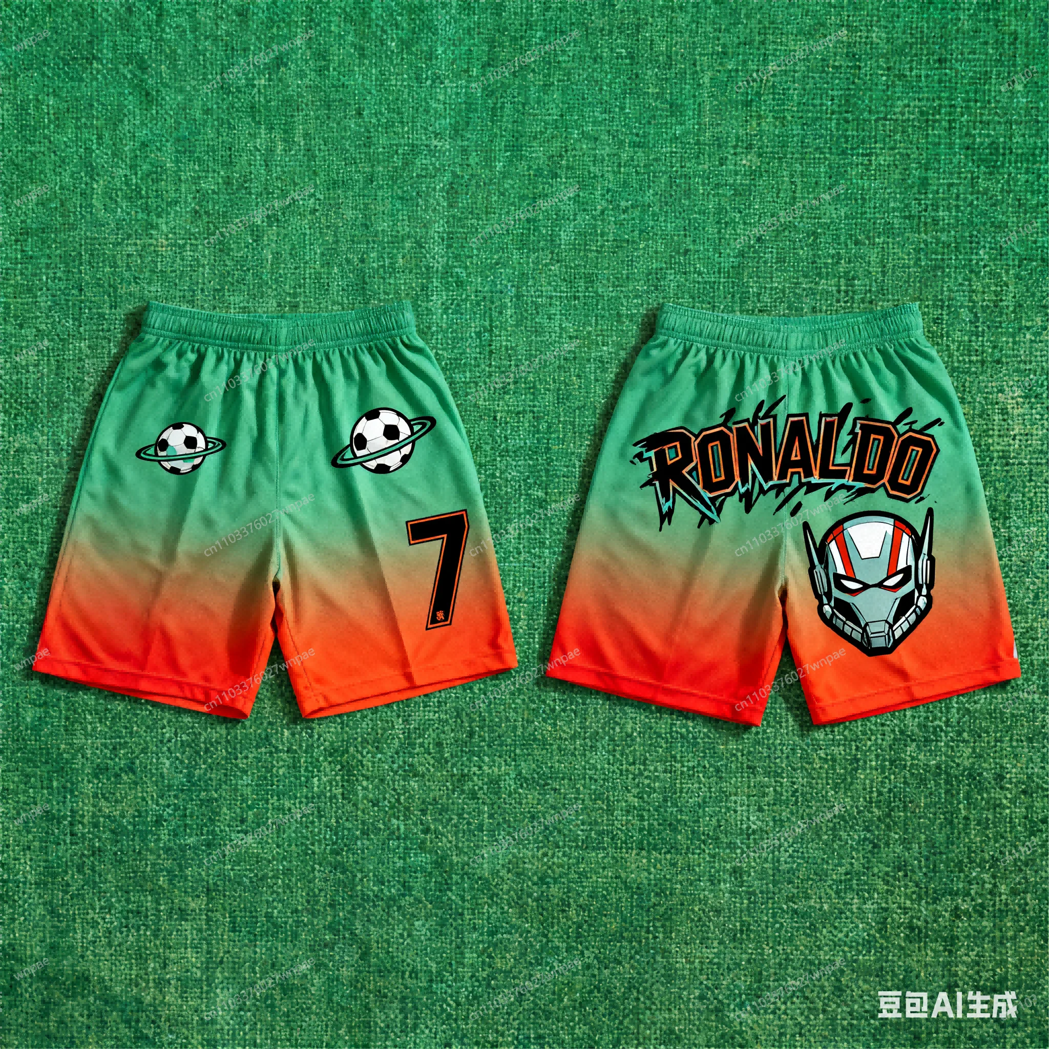 شورت كرة قدم فائق التطابق بطباعة Marvel ثلاثية الأبعاد من AI-Creative: سريع الجفاف، مسامي، أنيق ومريح، كلاسيكي كاجوال، هدية عالمية رائعة