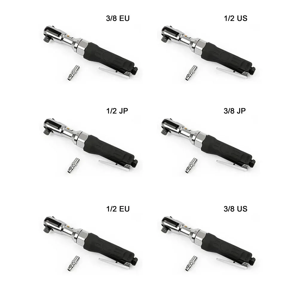 3/8 1/2 Air Ratchet Wrench Pneumatic Wrench Auto Repair Pneumatic Tools Power Right Angle Spanner Tools