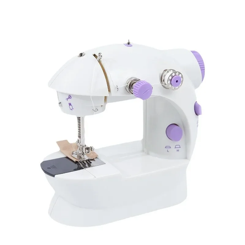 202 household multifunctional desktop electric sewing machine with light, small portable sewing machine, mini DIY sewing machine