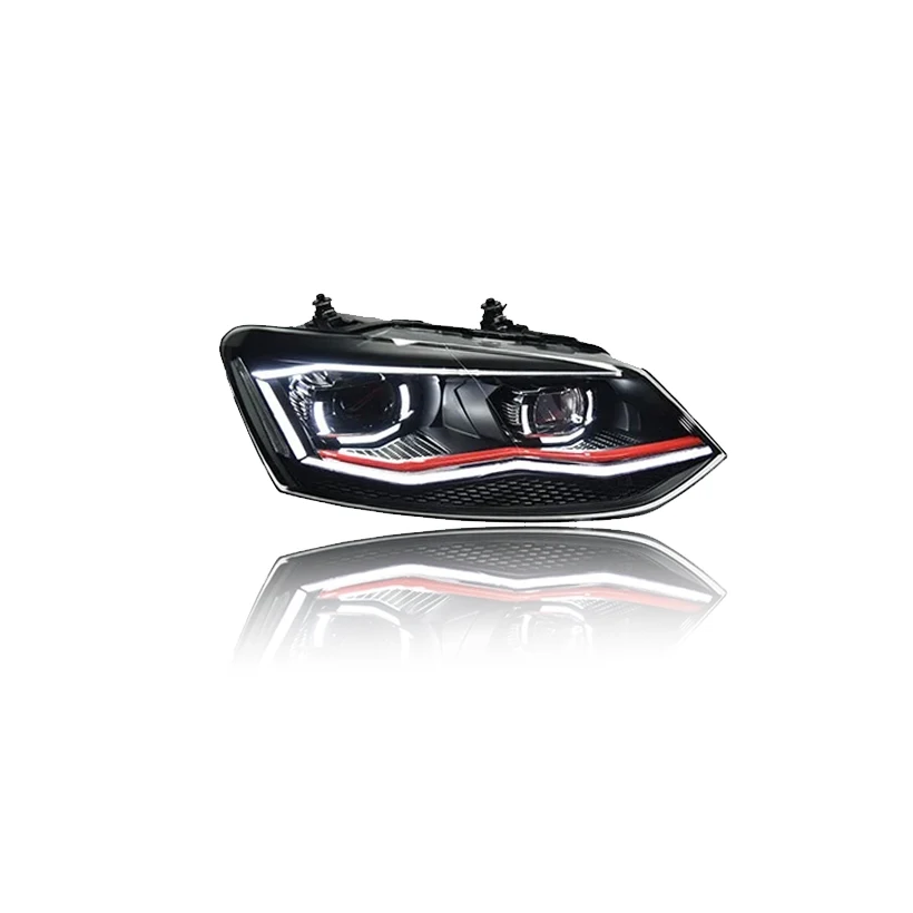 

For POLO 6R LED 2011 2018 Upgrade VW Polo MK5 Auto Lighting Systems VW Car Front Light Lamp Assembly