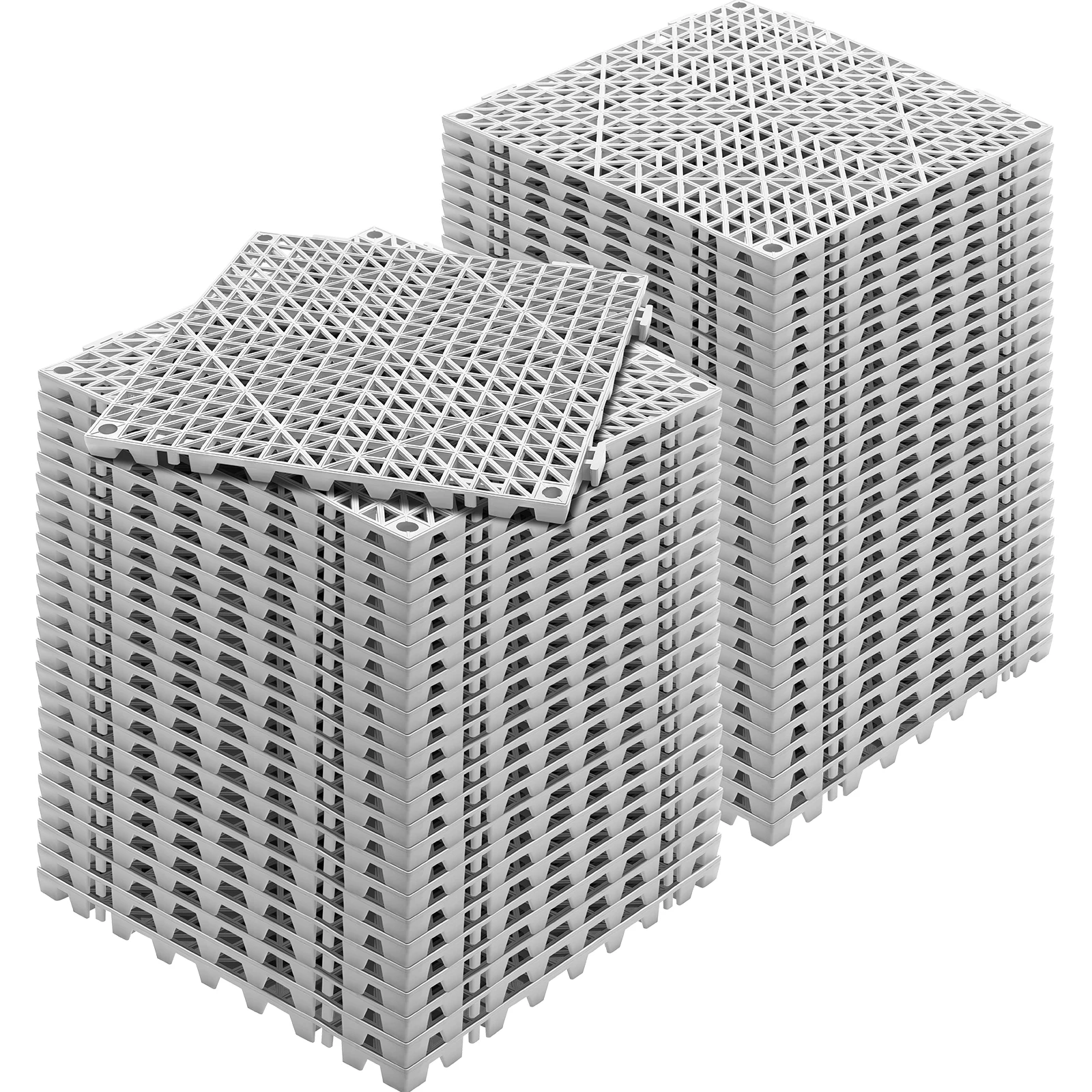 VEVOR Interlocking Tile 55PCS Drainage Tiles 12