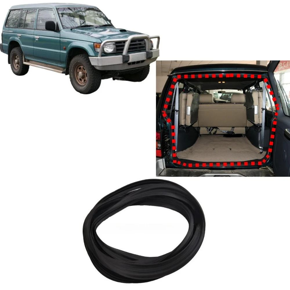 1 Pcs Rear Door Rubber Weatherstrip for Pajero for Montero V30 V40 1989-1999 Back Door Opening Rubber MB669334