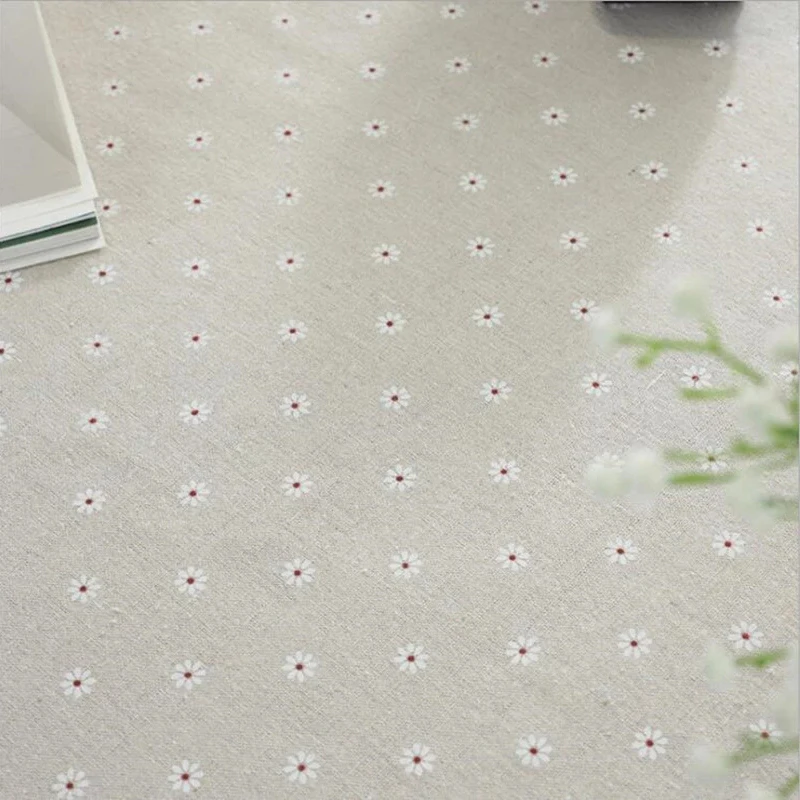 1pc Simple Cotton and Linen Quality Table Cover Tea Table Mat Cloth Dining Place Mats For Kitchen