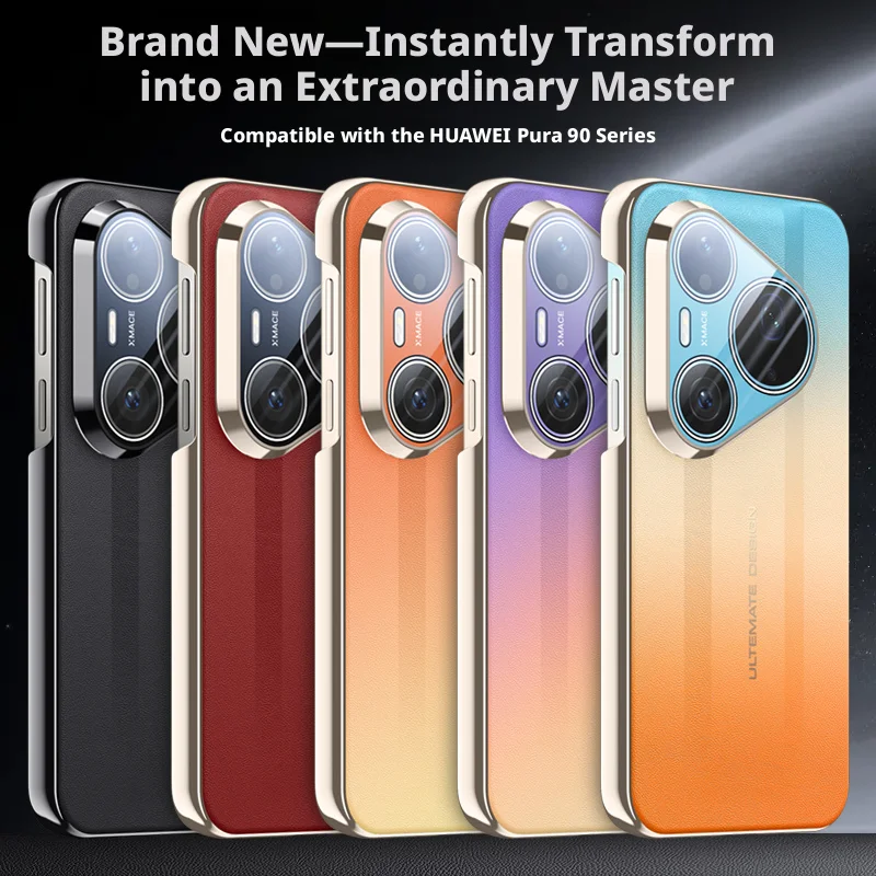 

For Huawei Pura 90 Pro Max and Pura 90 Pro Case Instantly Transforms An Exytraordinary Master Leather Full Lens Protection Cover