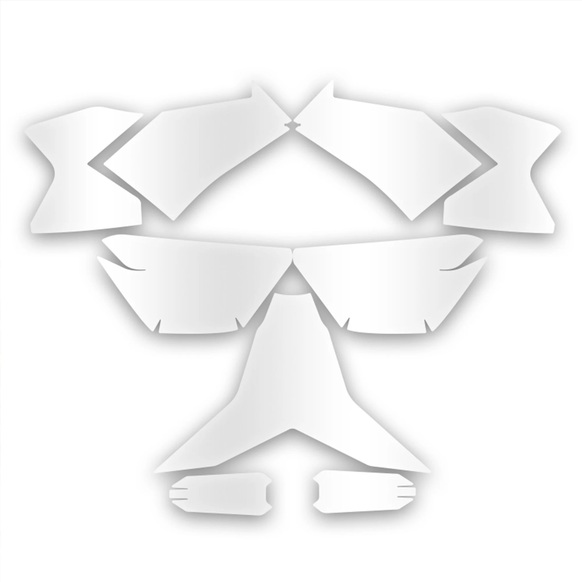 

Compatible with 24 25 26 Kawasaki ZX 6R Motorcycle Headlight Taillight Gauge Film Anti-Scratch High Transmittance Wrap Sticker