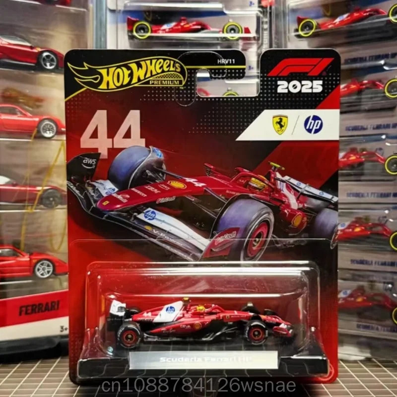Original Premium Gold Label Hrv11 1/64 F1 Diecast Model Car Hot Wheels Formula Racing Team Livery Collectible Vehicle For Gift image 3