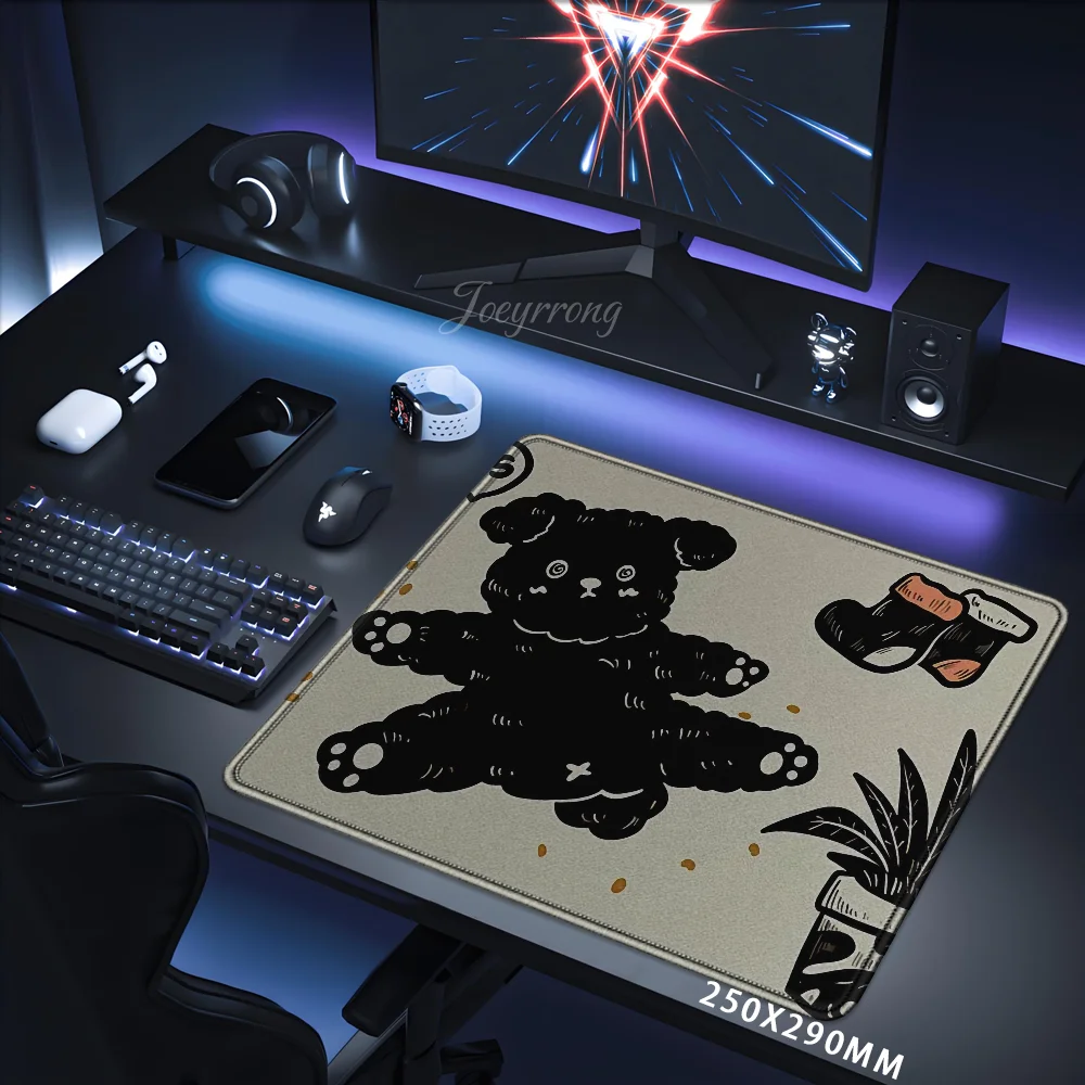 

cute cartoon cat Mousepad Small Mouse Pad Desk Pad Desktop Computer Keyboard Wireless Mouse Boy Girl Gift for Play games