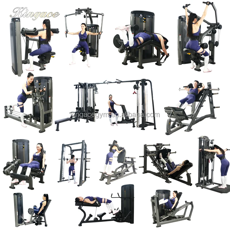 

Kingace High Quality Commercial Gym Equipment Manufacturer Complete Gym Strength Training Fitness Machine For Gym Sports Club