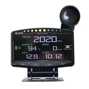 LUFI-X1 Digital Turbo Boost Öldrucktemperaturmessgeräte, Ext-Ölmessgerät für CAR, AFR, Drehzahl, Kraftstoffgeschwindigkeit, englische Version, OBD2-Stecker 8 Hauptverkaufsgeschwindigkeitsmesser 100mm Auto - №7