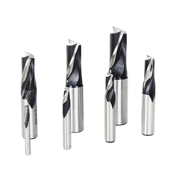 High-speed steel straight shank end milling cutter 4-16mm 7-piece set is suitable for all kinds of milling machine processing