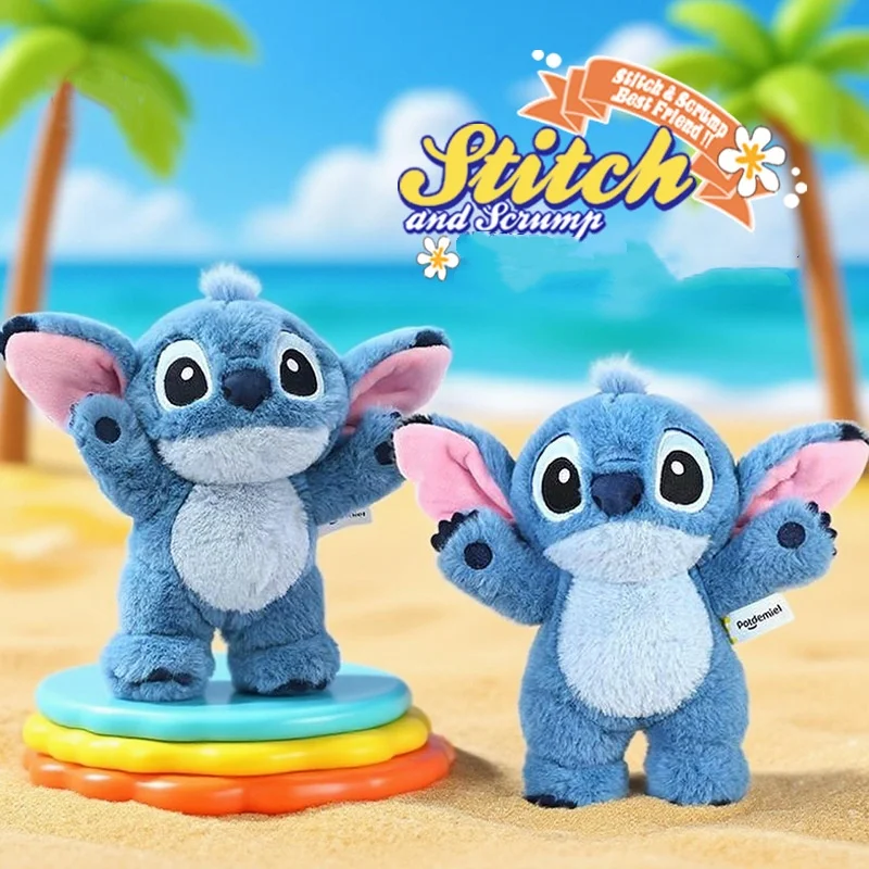 19cm Genuine Disney Stitch Stuffed Plush Dolls Anime Plush Baby Toys Pendant Toys Kawaii Birthday Christmas Gift For Kids