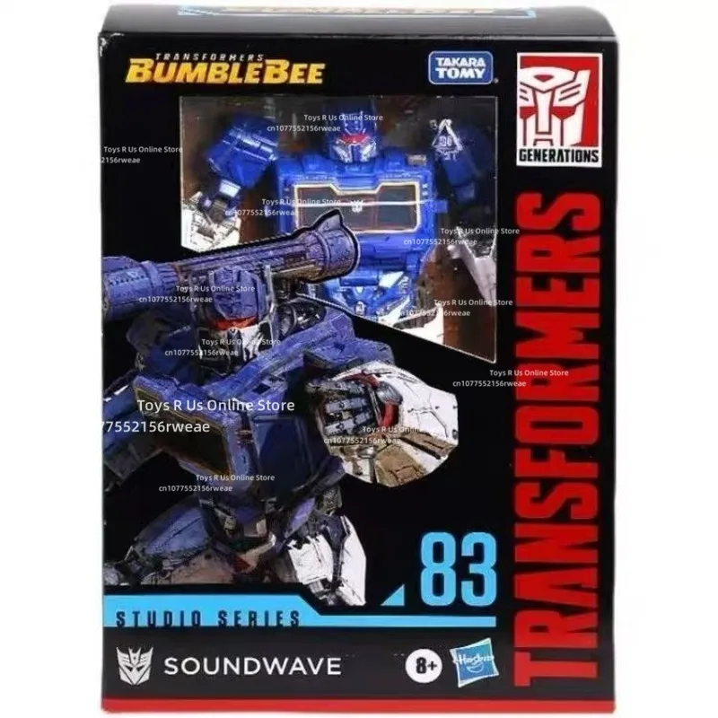 재고 있음 Hasbro Transformers 클래식 장난감 스튜디오 시리즈 SS83 Voyage Soundwave 액션 피규어 로봇 장난감 수집품 선물 취미