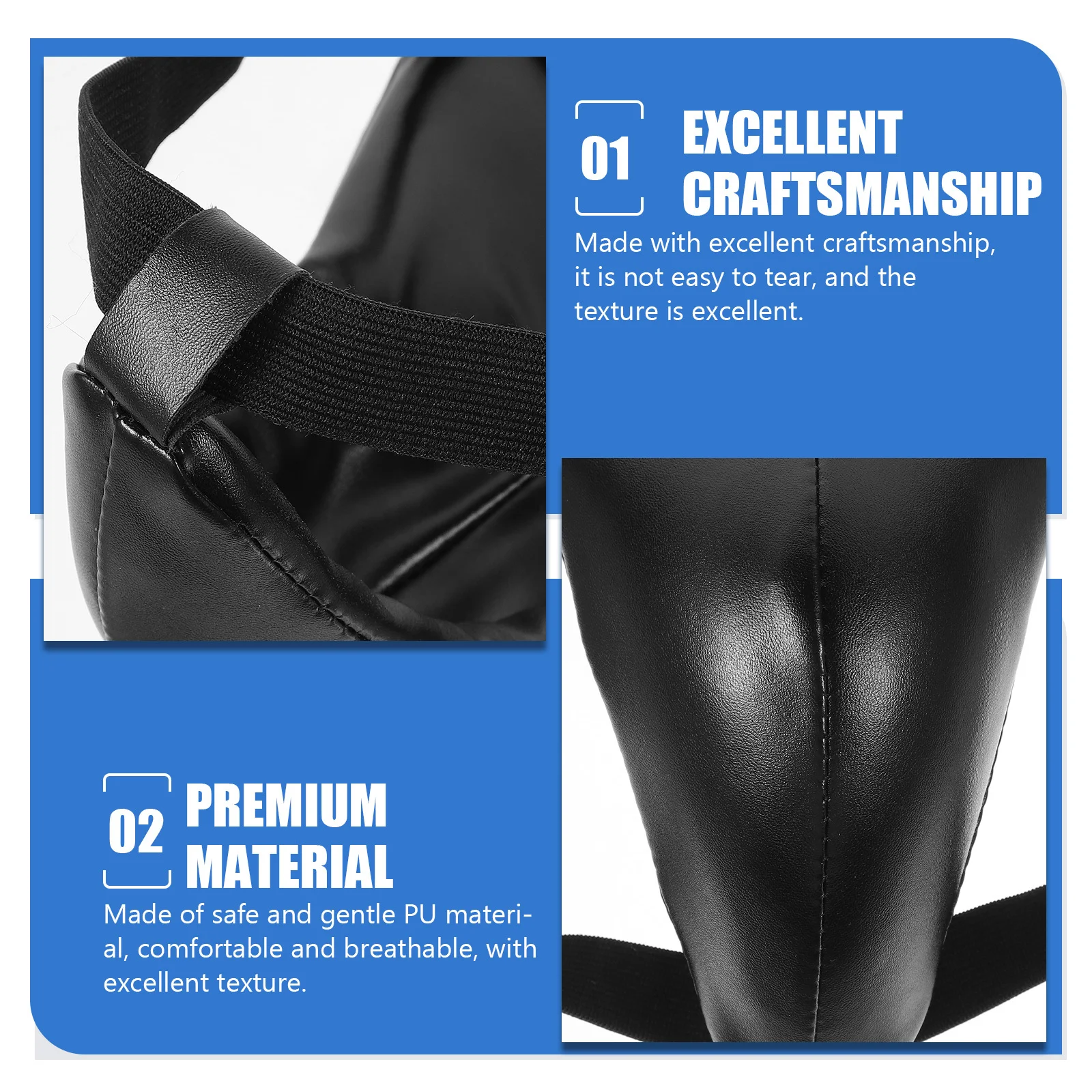 

Breathable Wear-Resistant Crotch Guard Professional Comfortable Lightweight Groin Protector for Outdoor Sports Training Reusable