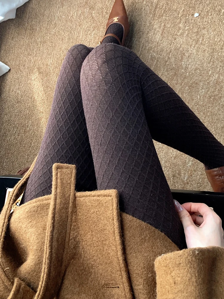 الشتاء خمر شبكة الجوارب النساء عالية الخصر مطاطا سليم الدافئة جوارب طويلة 2026 الربيع الشارع الشهير Y2K الجوارب الجورب #2