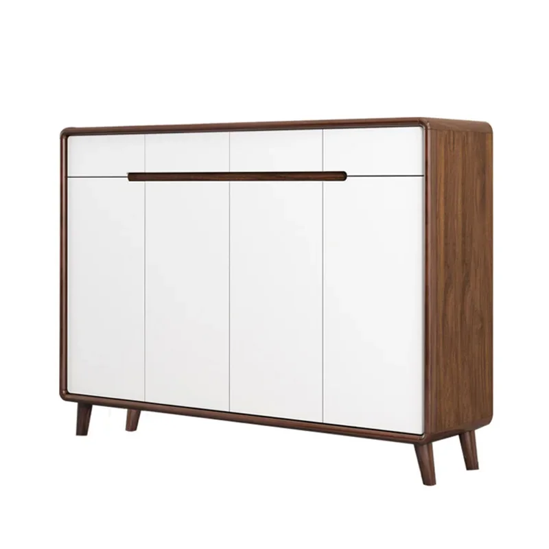 

Настраиваемые деревянные полки для обуви, массив дерева, традиционные модели полки для обуви, белые, винтажные европейские подставки для ног.