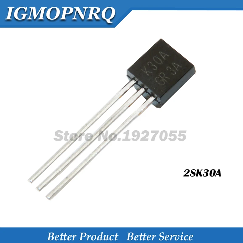 10PCS 2SK30A-Y 2SK30 K30A-Y 2SK30A K30A TO-92 TRANSISTOR NEW