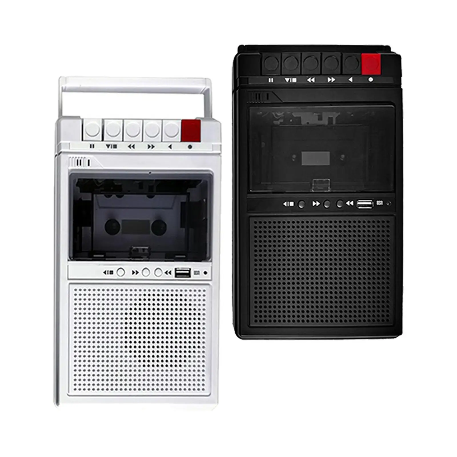 

Portable Cassette Player with 3.5mm Earphone Jack Stereo Tape Recorder Built in Speaker Walkman for Home Travel Outdoor Adults