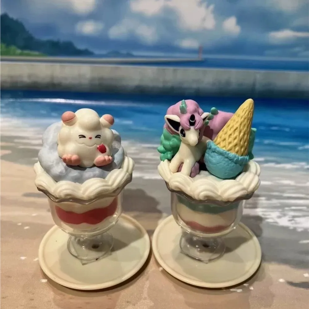 Pokemon Yummy Sweets Mascot Blind Box Mini Figure Sprigatito Ponyta Kawaii Desk Ornament Collectible Toy Surprise Gift view 5