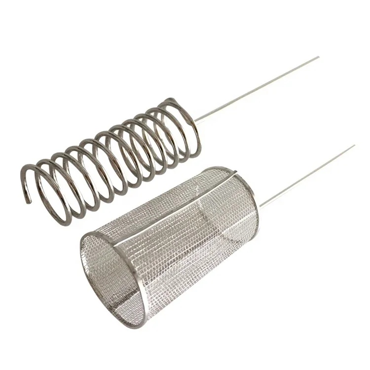 

counter electrode platinum mesh cylinder cathode& anode for electrolysis welding electrode