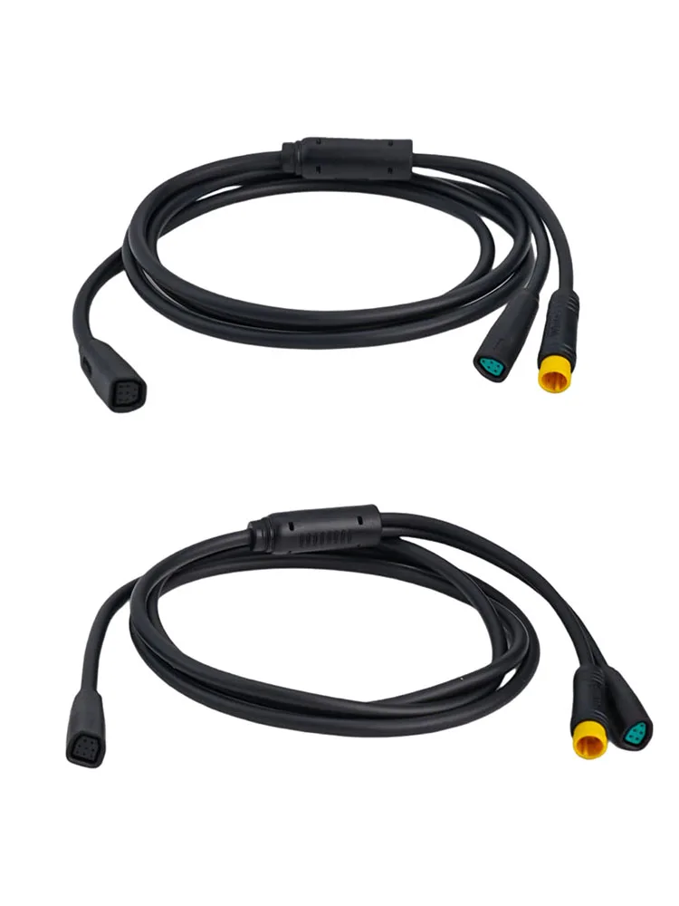 1T2 Ebike Motor Display Extended Cable For Bafang M410 M500 M510 M800 M820 M560 8pins Throttle Line About 1250mm Length