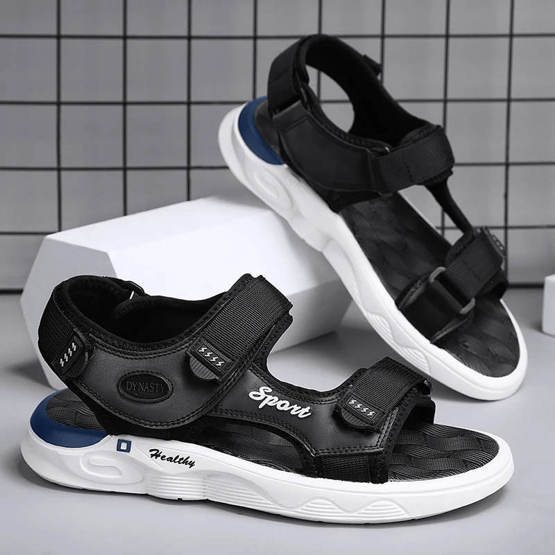 

Мужские сандалии для летнего отдыха на пляже, новые уличные кроссовки, мужские ретро-сандалии, удобные повседневные сандалии для мужчин