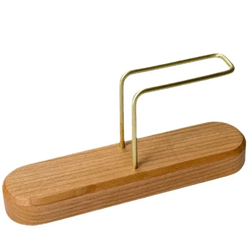 Wooden Coffee Filter Holder for Fan Shape V Shape Filter Storage Rack Home Coffee Accessories Barista Tools