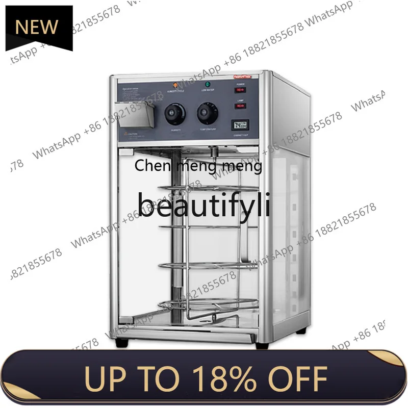 

Z189 Commercial Stainless Steel Insulated Cabinet Thickened Constant Temperature Food Display Cabinet Transparent Showcase