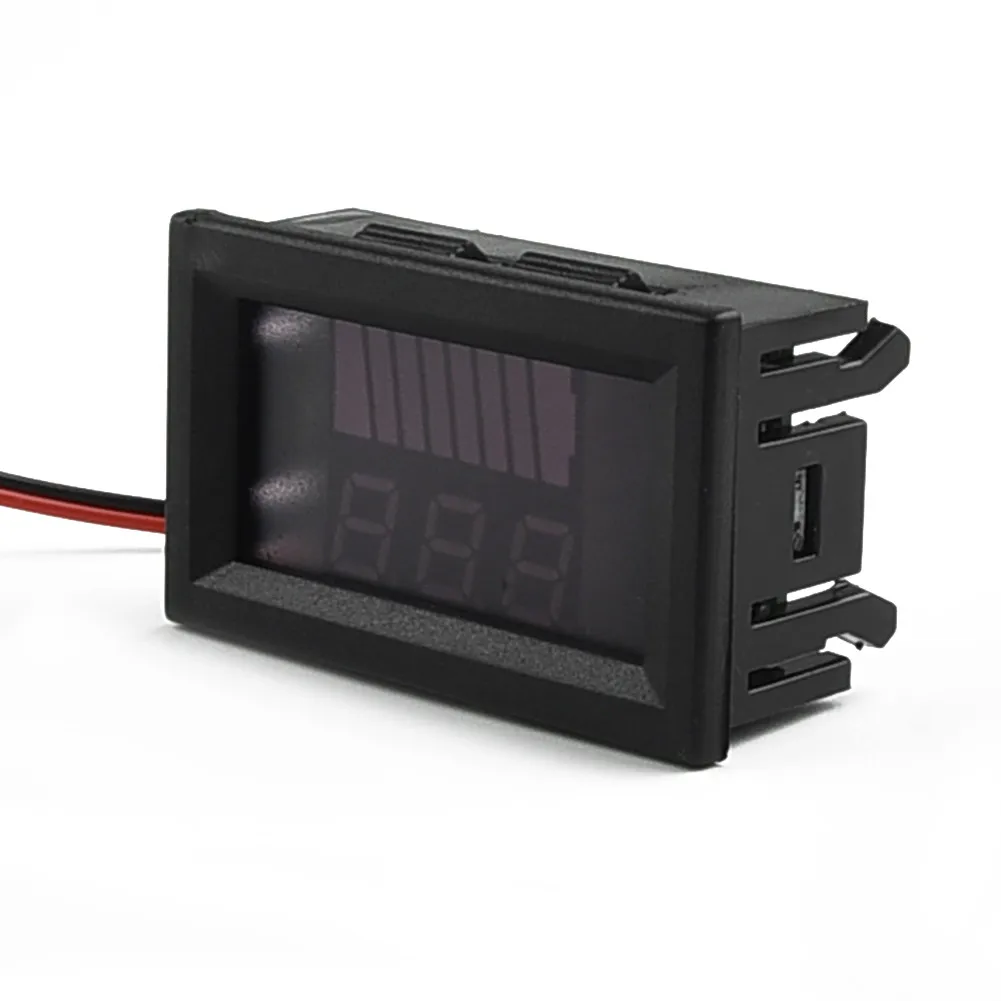 12V-60V Car Marine Motorcycle Digital Voltmeter, It Is Easier To Read The Voltage By Using The Health Indicator Bar.