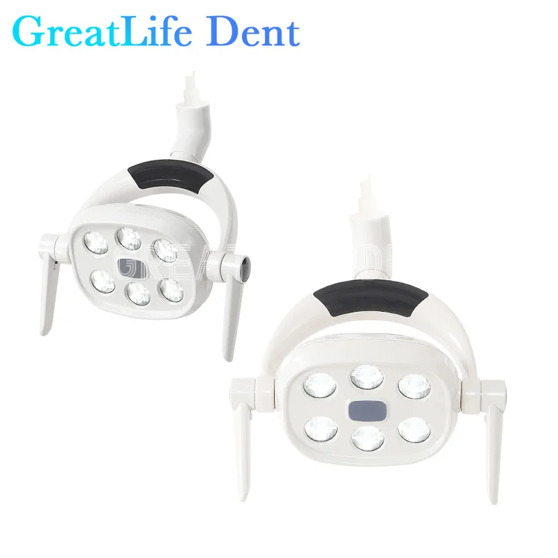 

GreatLife Dent 9W 6Led Dentist Operation Dental Chair Induction 8 Grade Illumination Lamp Surgery Shadowless Surgical Led Light