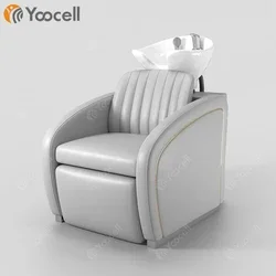 Yoocell 새로운 디자인 샴푸 침대, 헤어 살롱 세척 의자, 샴푸 그릇, 싱크대 및 의자 유닛, 샴푸 의자 판매