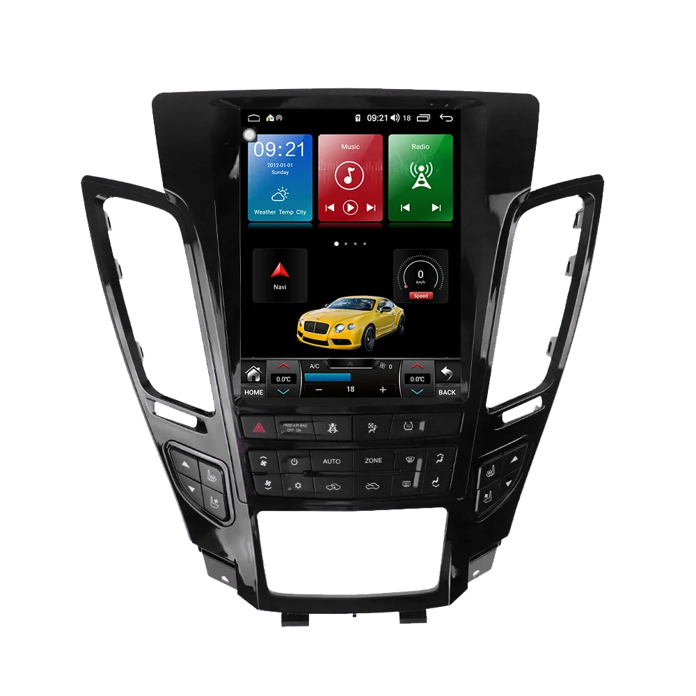 لكاديلاك CTS 2007-2012-2017 أندرويد الوسائط المتعددة مشغل ديفيدي Carplay نظام تحديد المواقع والملاحة شاشة تعمل باللمس راديو السيارة