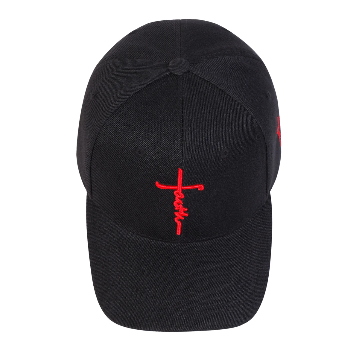 2-teiliges Unisex Baseballkappen-Set mit Kreuz-Stickerei für Frühling und Herbst, Verstellbare Outdoor-Freizeithüte, Dad Hat und Sonnenschutzhut Kombi-Set – Detail 6