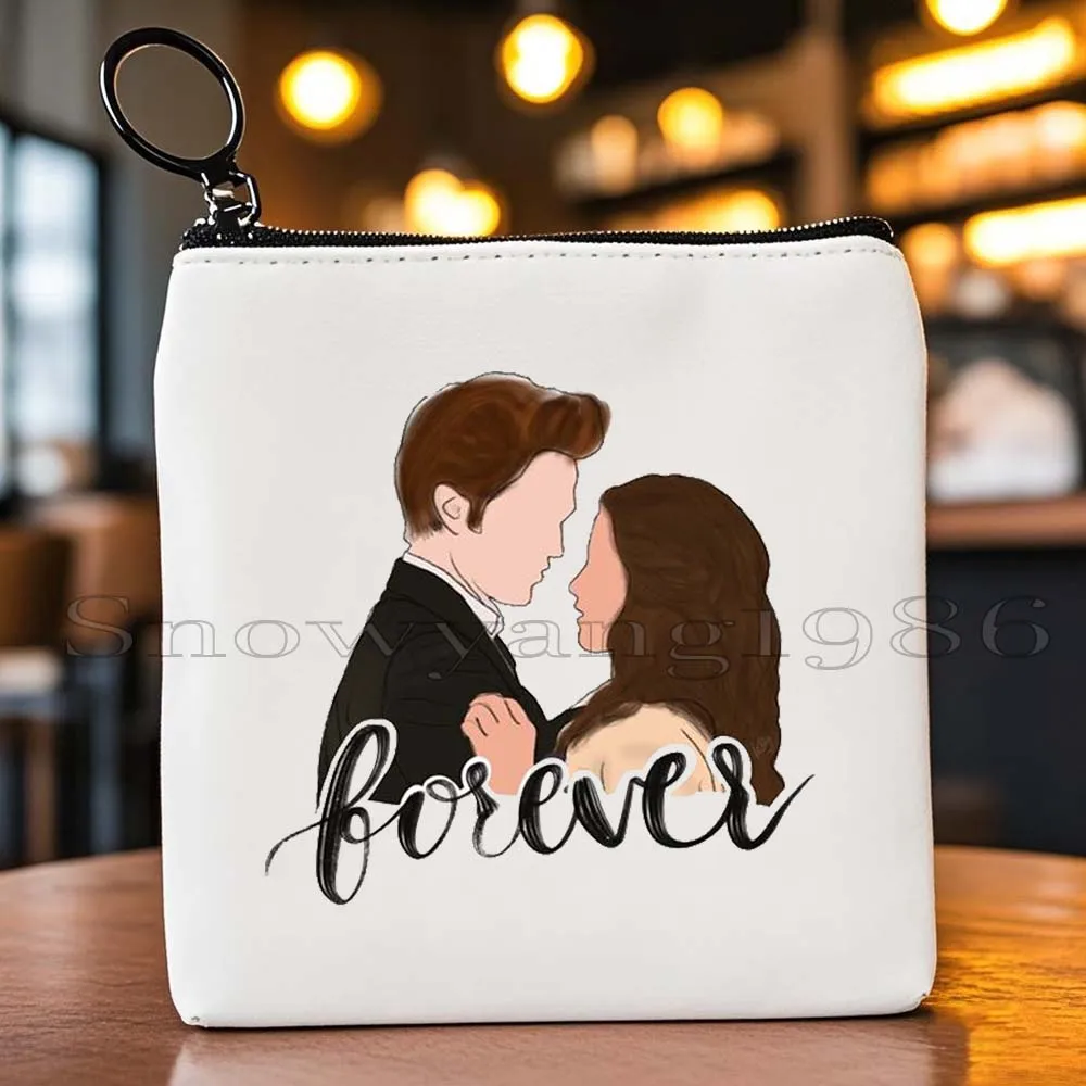 الفيلم الكلاسيكي The Twilight Saga إدوارد وبيلا في سن المراهقة وولف قماش محفظة نسائية للعملات المعدنية حقيبة تخزين حافظة للبطاقات محفظة سستة الحقيبة